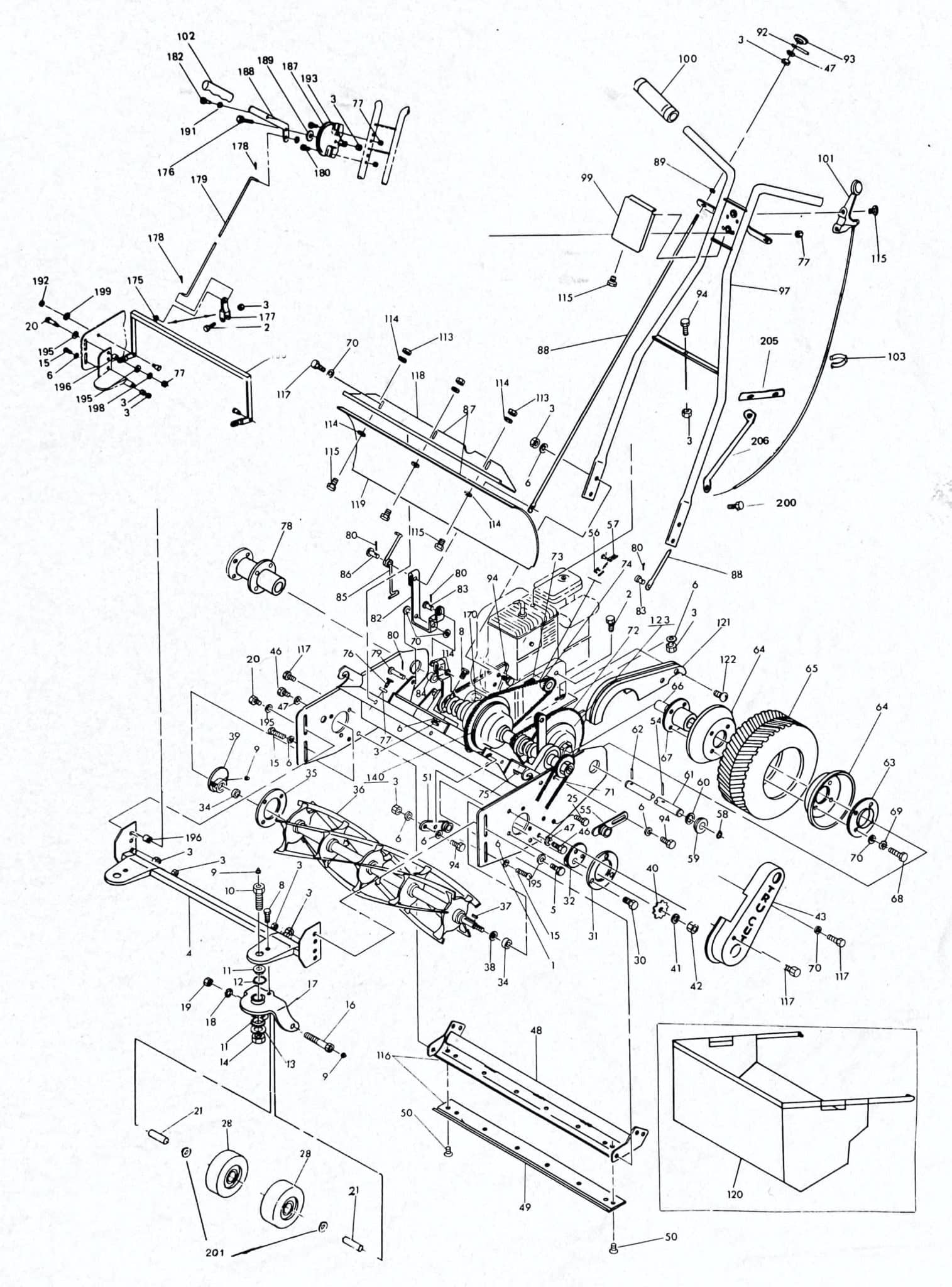 Tru Cut Clutch Diagram Replacement Parts Reel Rollers Reel Mower 20 inch