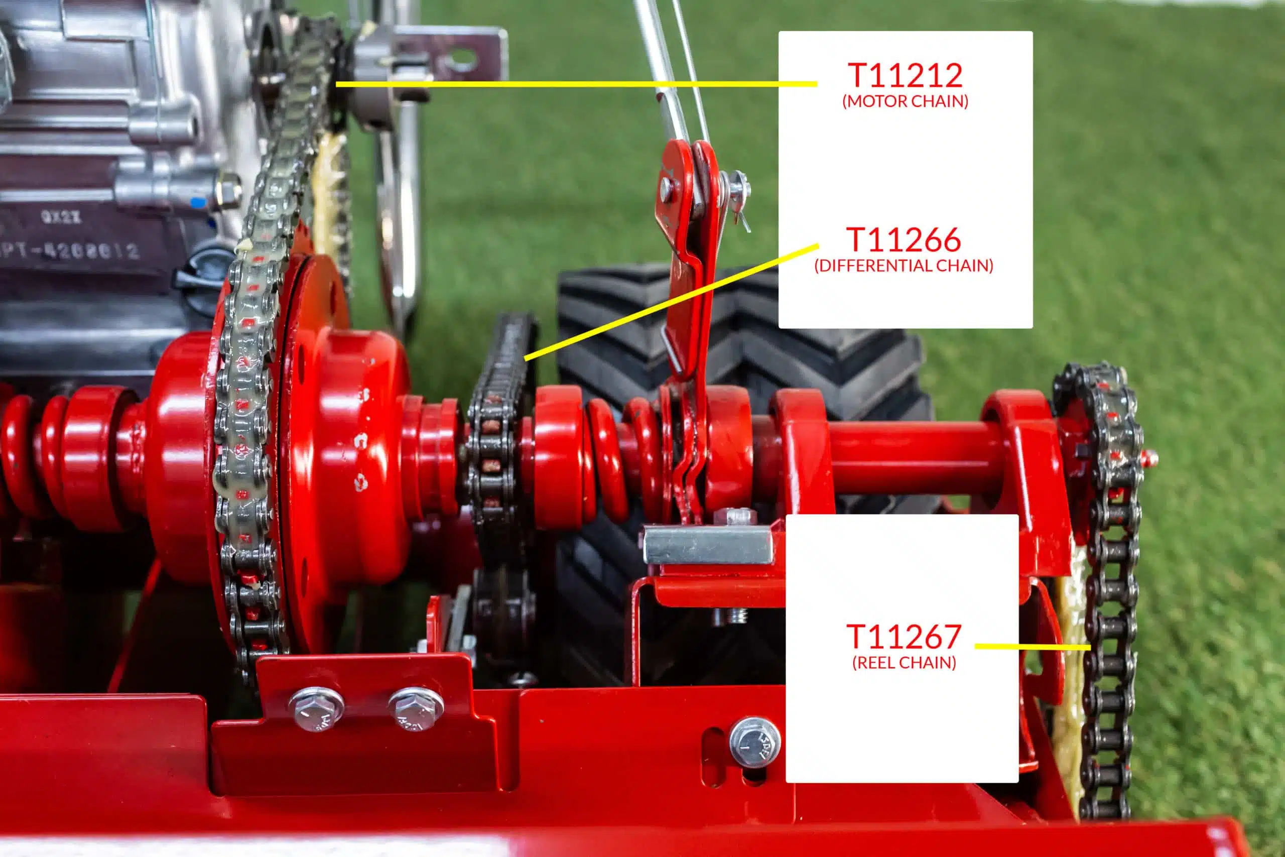 Tru-Cut Reel Chain for Reel Mowers C25-C27 Models Part#T11267