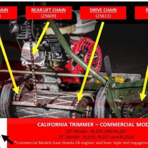 California Trimmer Chain- Commercial Model