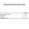 McLane Reel Mower Chain Guide