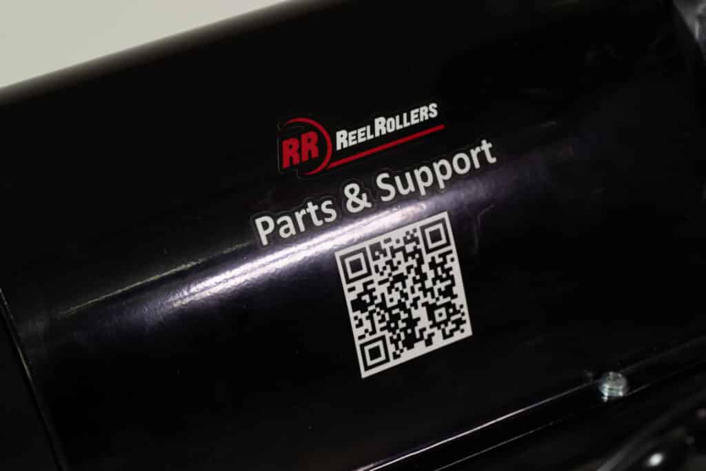 Reel Rollers Revolution 26 Drive Shaft Cover QR Code Decal - REV032307