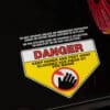 Reel Rollers Revolution 26 Hands Clear Danger Decal - REV564050