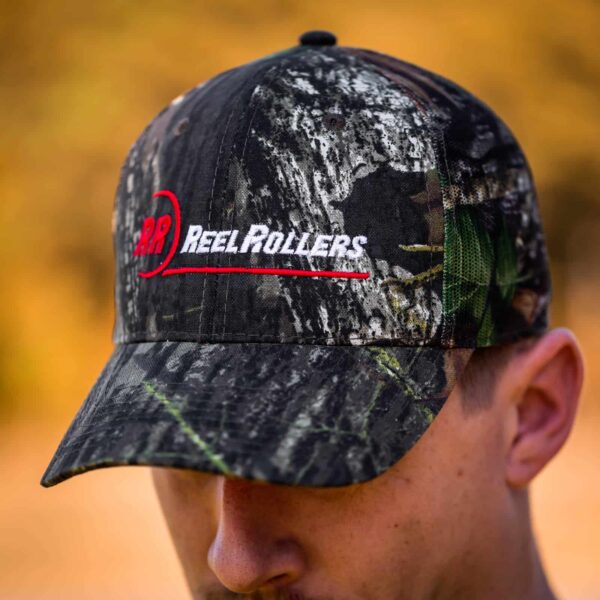 Reel Rollers Camo Hat with Logo