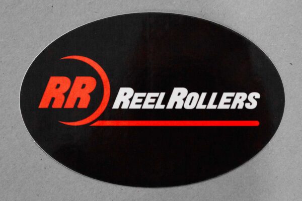 Reel Rollers Glossy Sticker - Black