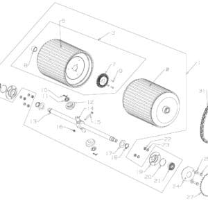 Rear Drum Assembly