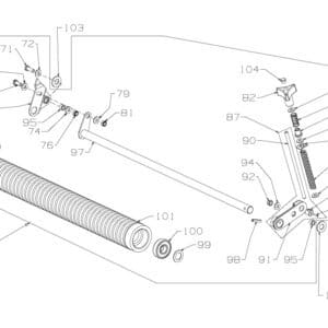 Front Grooved Roller