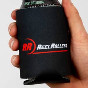 Reel Rollers Black Coozie with Logo - M0002
