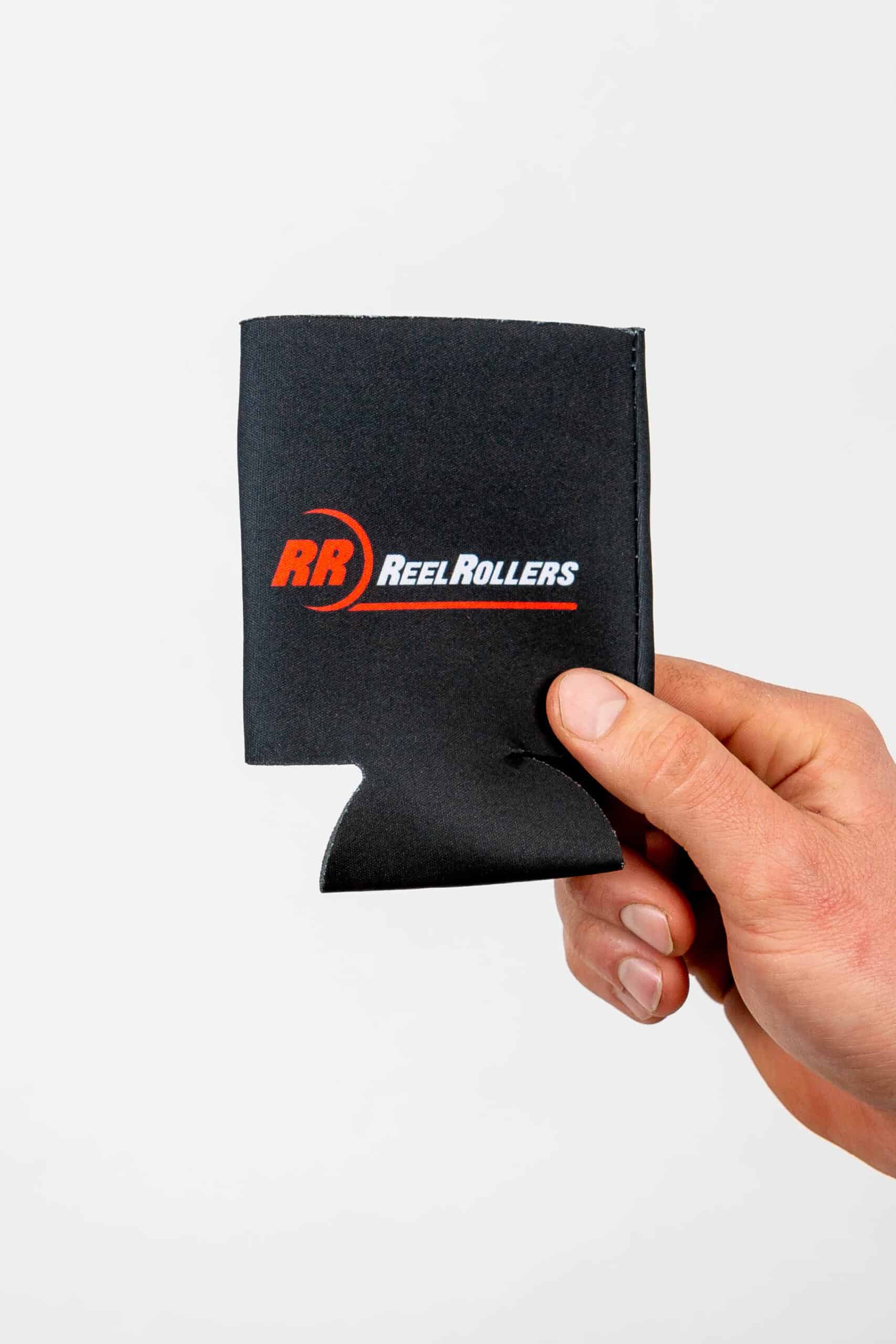 Reel Rollers Black Coozie with Logo - M0002